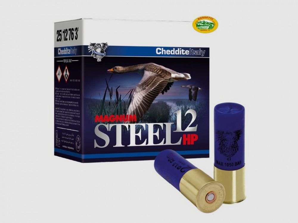 CHEDDITE Patronen Steel HP 36 Magnum Kal.12 p.3 bleifrei