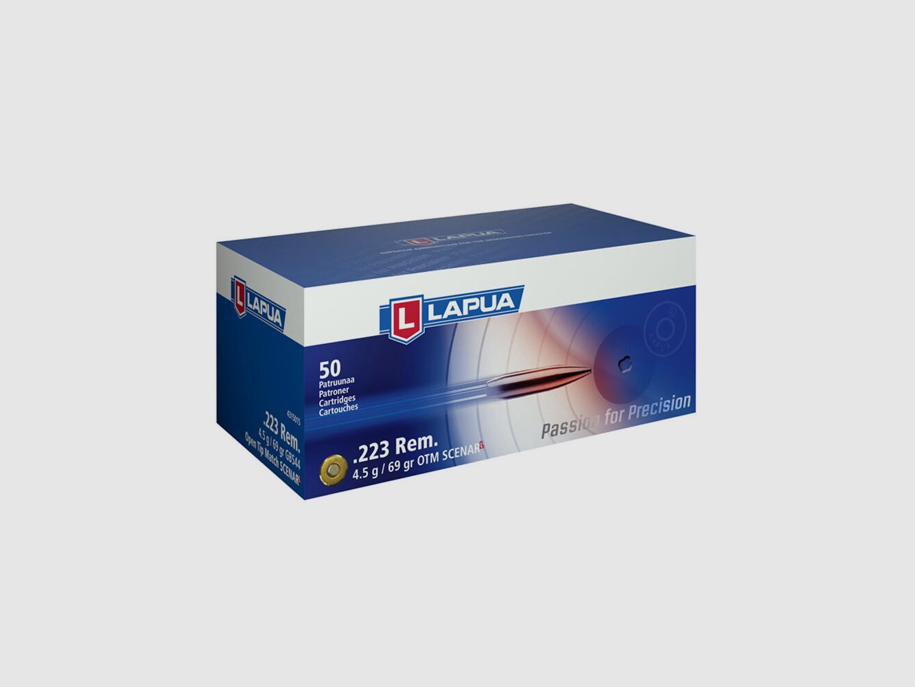 Lapua	 Scenar-L OTM 4,5g / 69gr 50St .223Rem