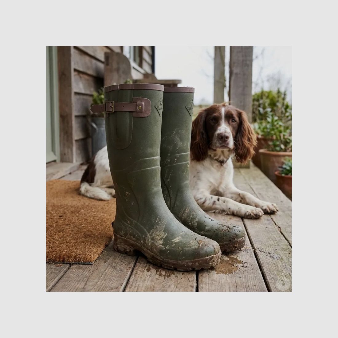 Kaki Jagdstiefel Texas rutschfest 39-47 Teamwood®, Bild 3 von 13