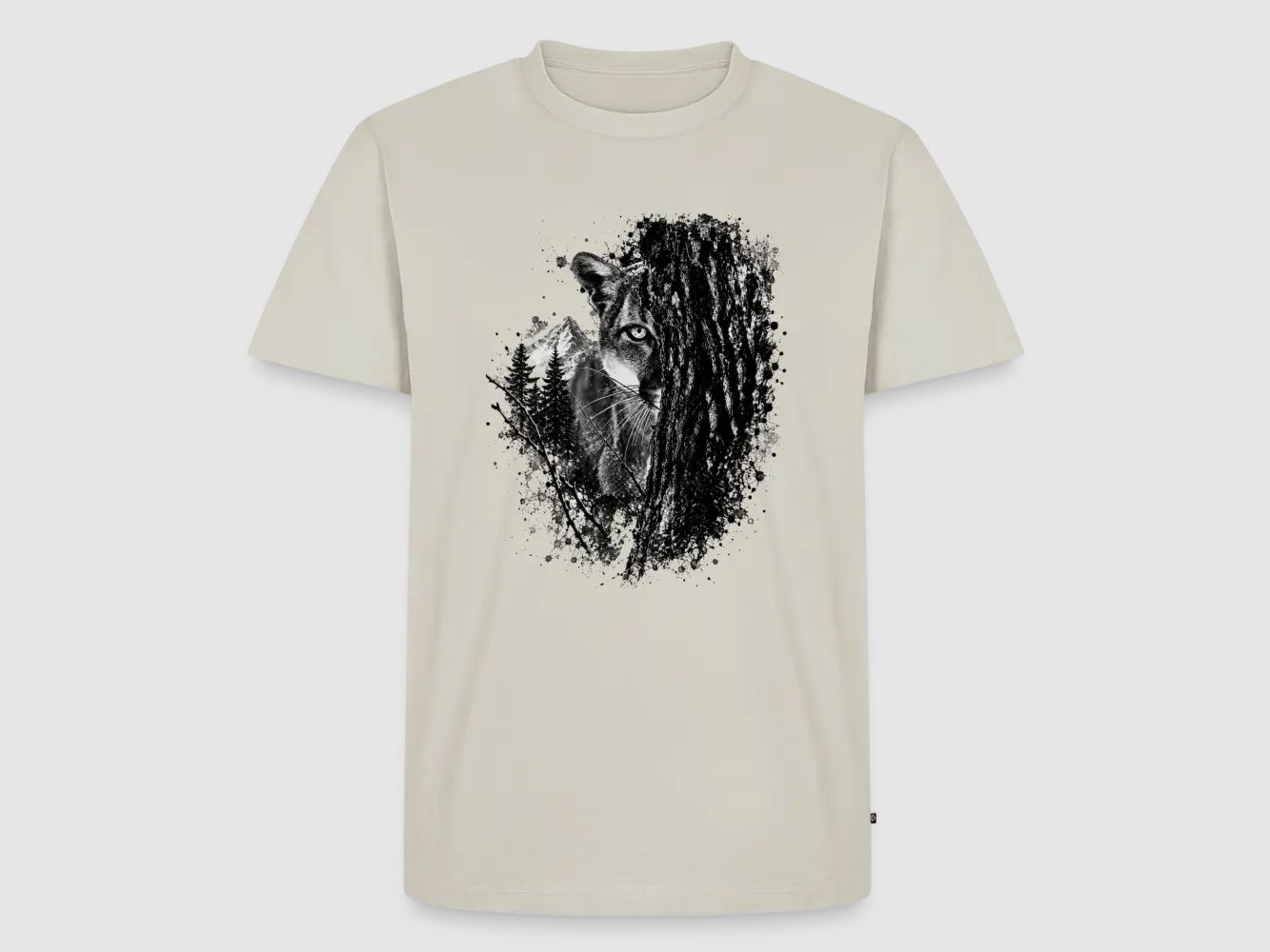 PUMA Men´s Premium T-Shirt „Lauernder Puma"