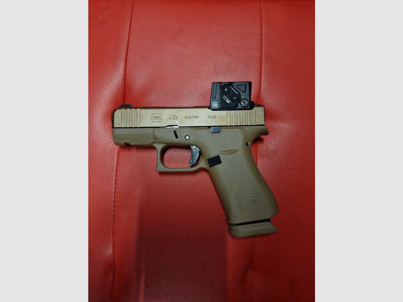 GLOCK 43X KOMBO MIT COA COYOTE 9x19mm, Bild 3 von 4