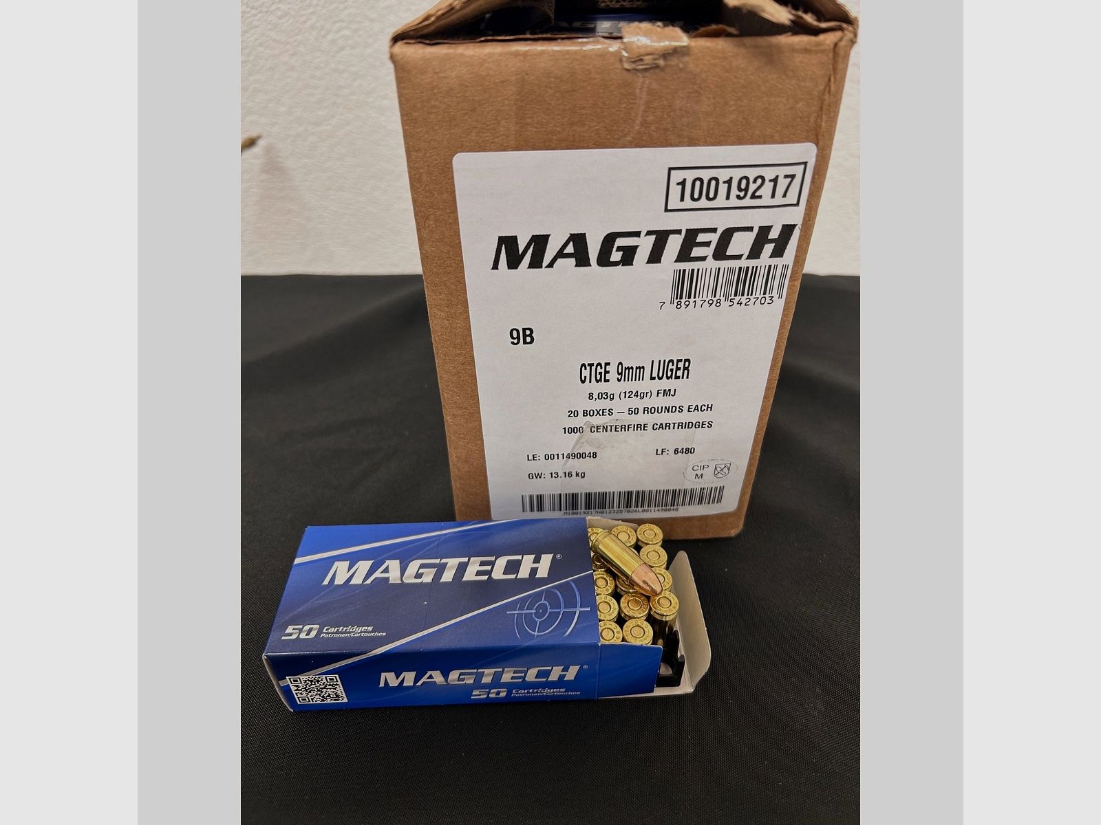 Magtech 9 mm Luger (8,03 g/124 gr)