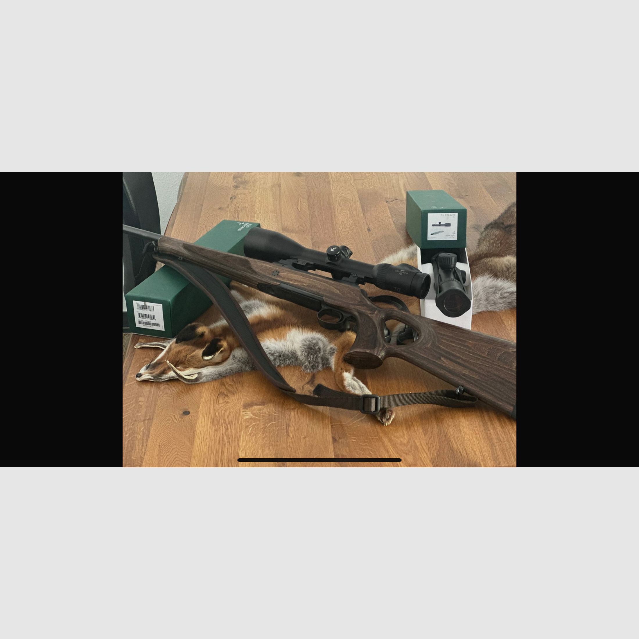 Zielfernrohr Swarovski Z6i  2,5-15x56  P / HD     sowie ein Swarovski Z4i   1,25-4 x 24 