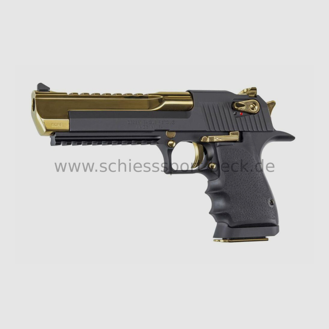 Magnum Research	 Desert Eagle L6" Black T-Gold .44 Magnum