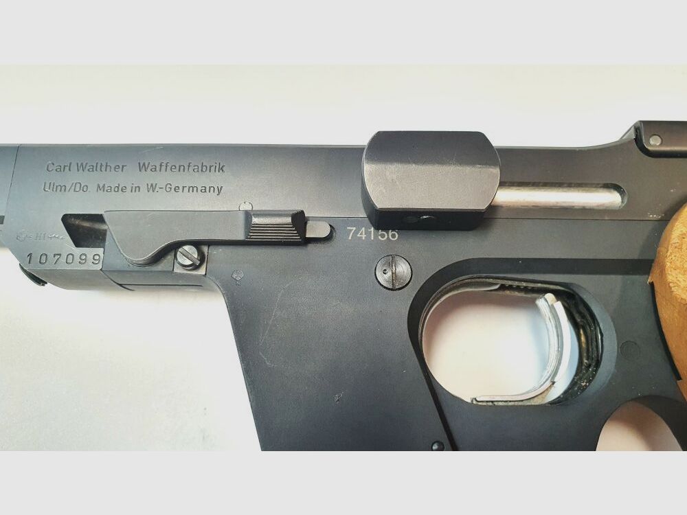 Carl Walther Waffenfabrik Ulm Halbautomatisch Match-/ Soprtpistole Walther GSP - .32S&WLong Wadcutter