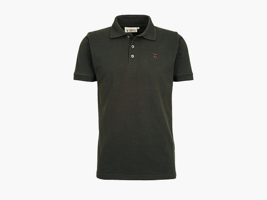 Hubertus Poloshirt mit Keilerstick