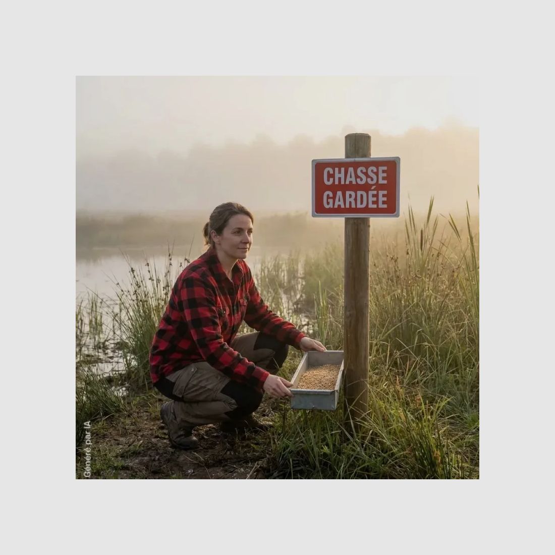Panneau Chasse gardée alu 30 × 20 cm, image 8 sur 12