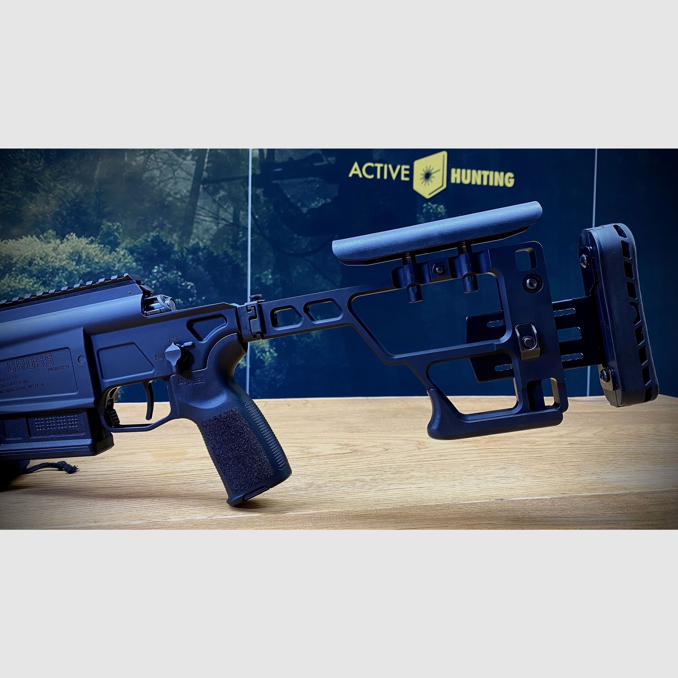 Sig Sauer Cross Rifle / .308 Win. / LL 16" / 5 Schuss Mag. / M-Lok Vorderschaft / Klappschaft 