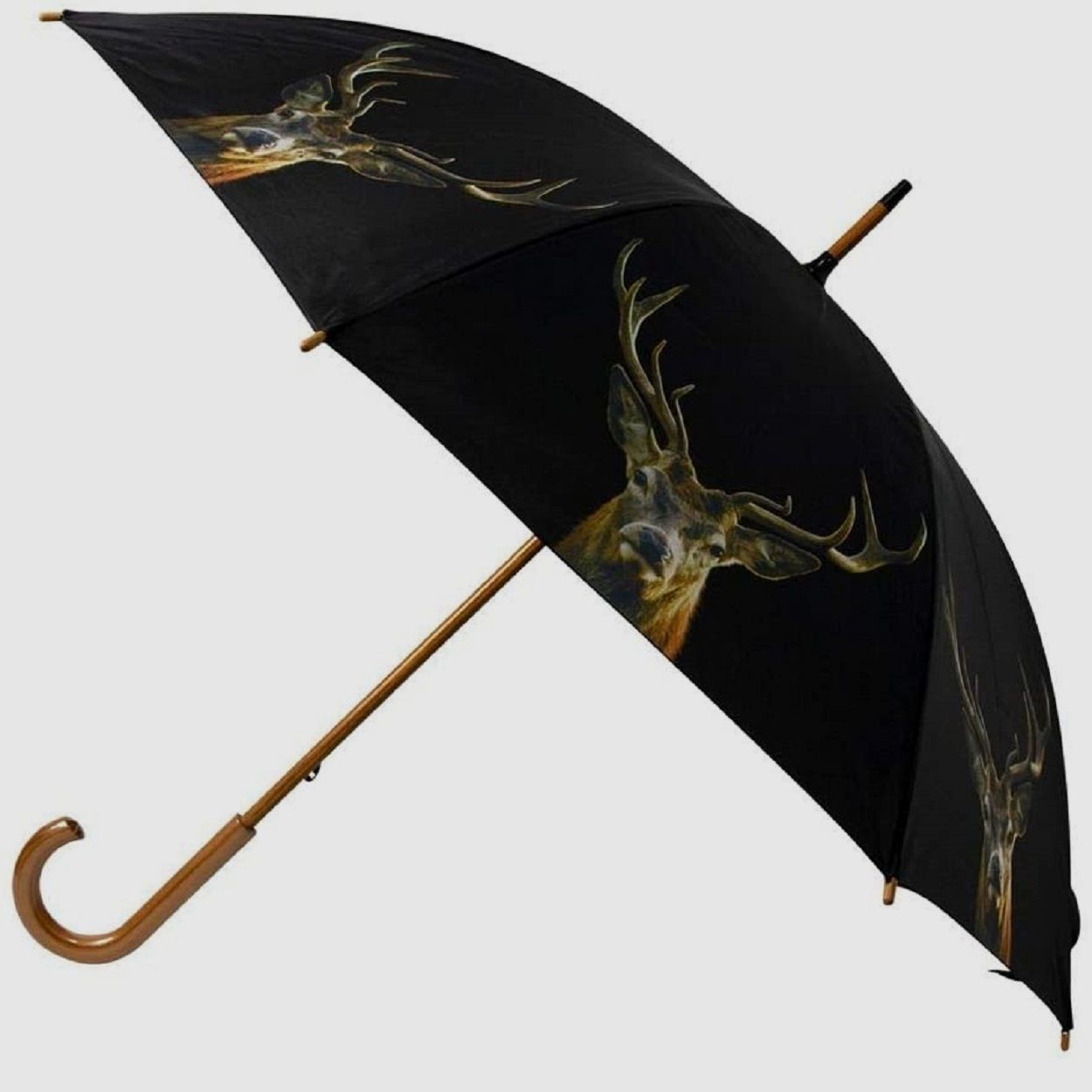AKAH Regenschirm fr Jger mit Hirschmotiv
