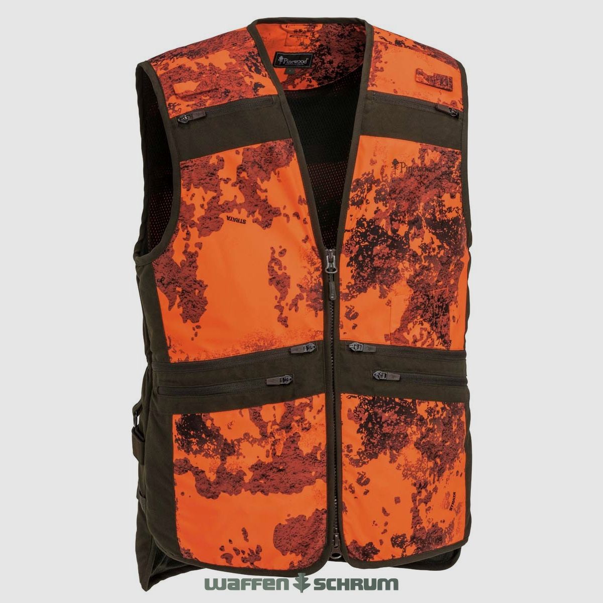 Pinewood Signalweste Furudal Hunter Pro  Strata Blaze/SuedeBr