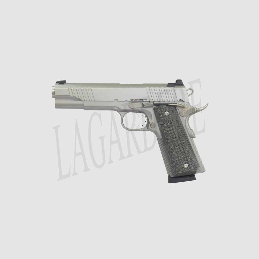 BUL 1911 GOVERNMENT BULL BARREL SILVER (PISTOLE)