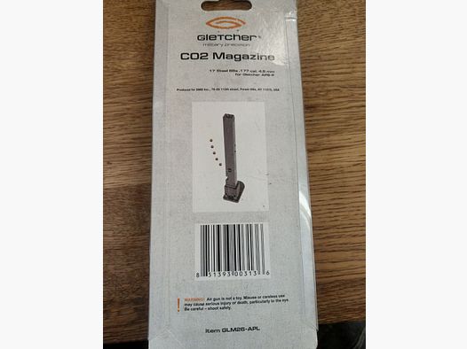 Magazin für CO2-Pistole Gletcher APS