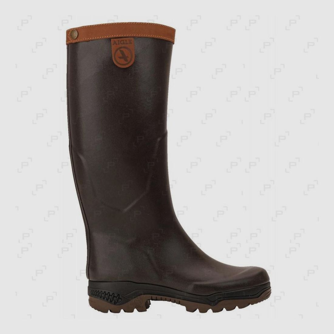 Parcours II Aigle Braun Stiefel - Naturkautschuk - Komfort und Wasserdichtigkeit - Für Jagd und Outdoor, Bild 5 von 5