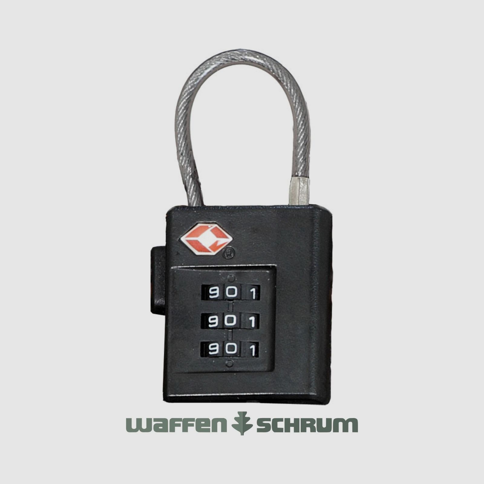 Zahlenschloss TSA System zum Einhaken