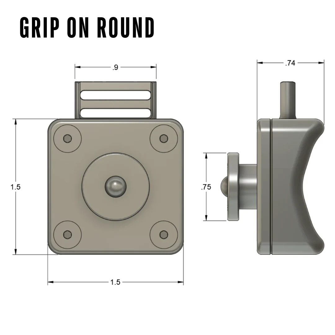 OBi LINK SYSTEM | GRIP ON POST ROUND, Bild 2 von 4