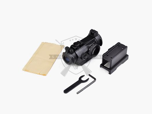 Set: T2 Red Dot -Nachbau mit QD Mount & Low Mount (BK)