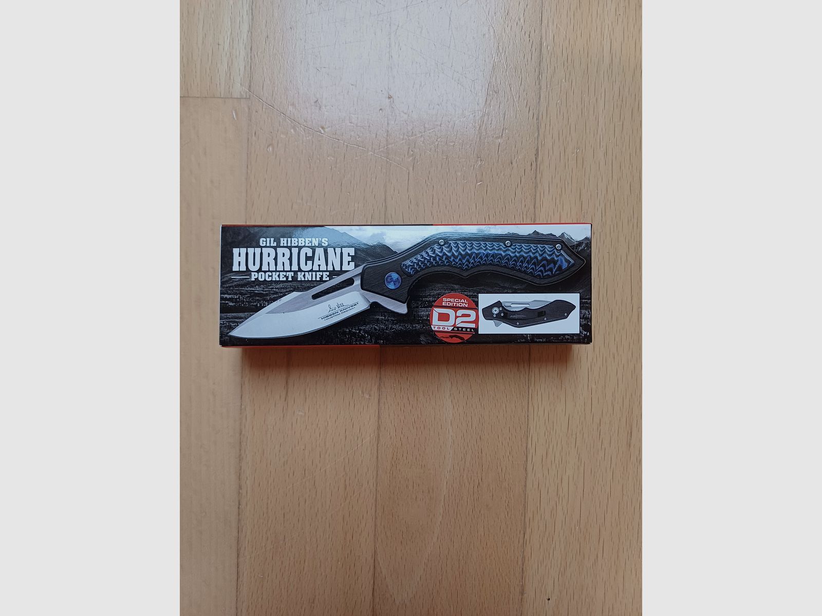 United Cutlery GIL HIBBEN HURRICANE Sonderedition D2 UC-GH5081D2 NEU OVP