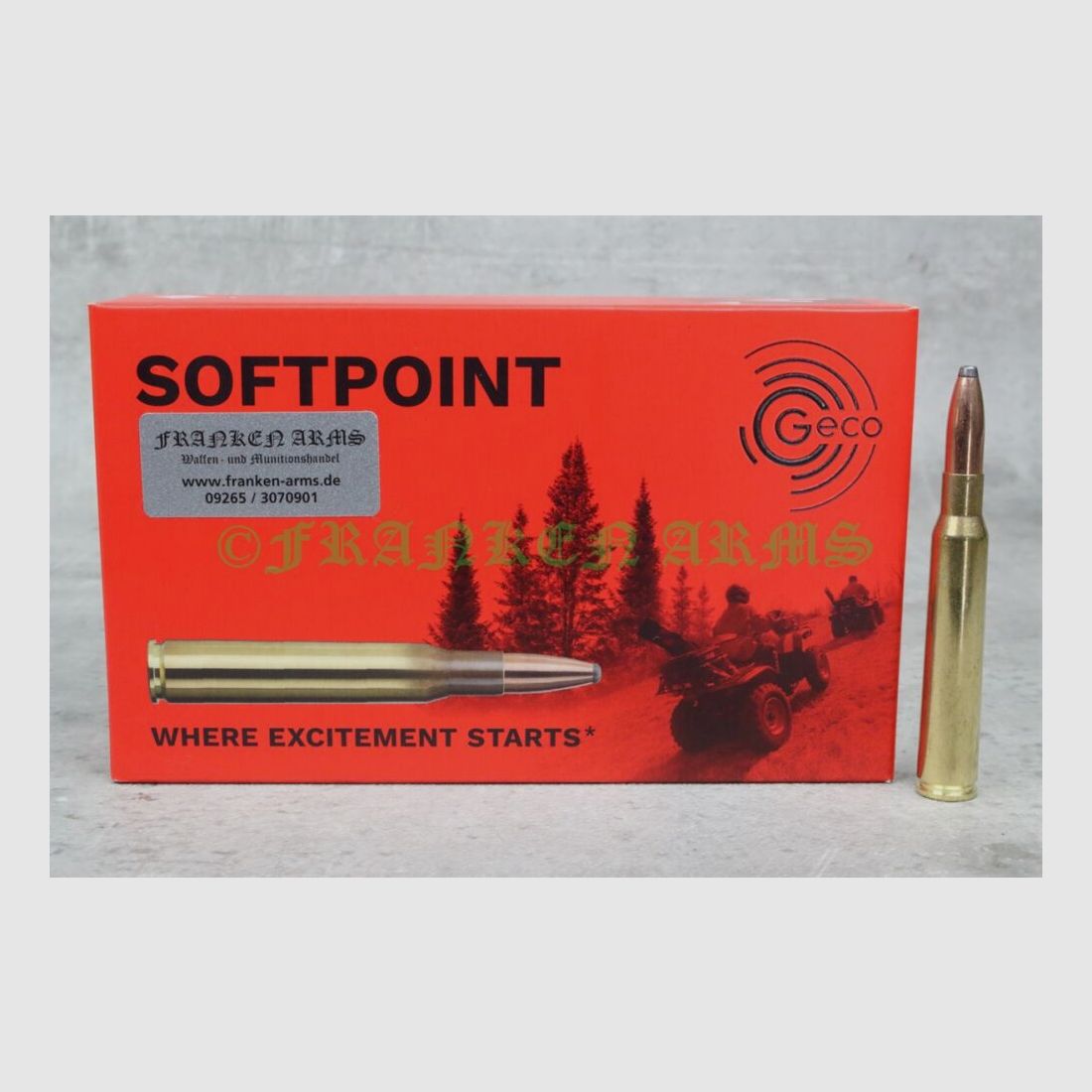 Geco Teilmantel 7x64 165gr. 10,7g 20 Stück Staffelpreis