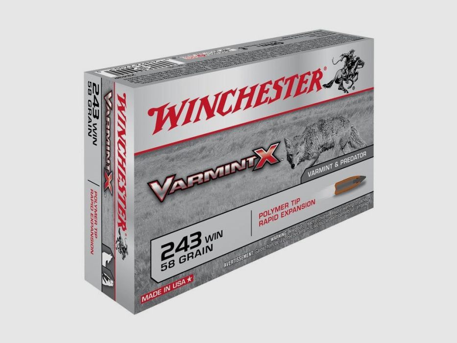 Balles Winchester Varmint X - Cal. 243 Win, image 1 sur 6