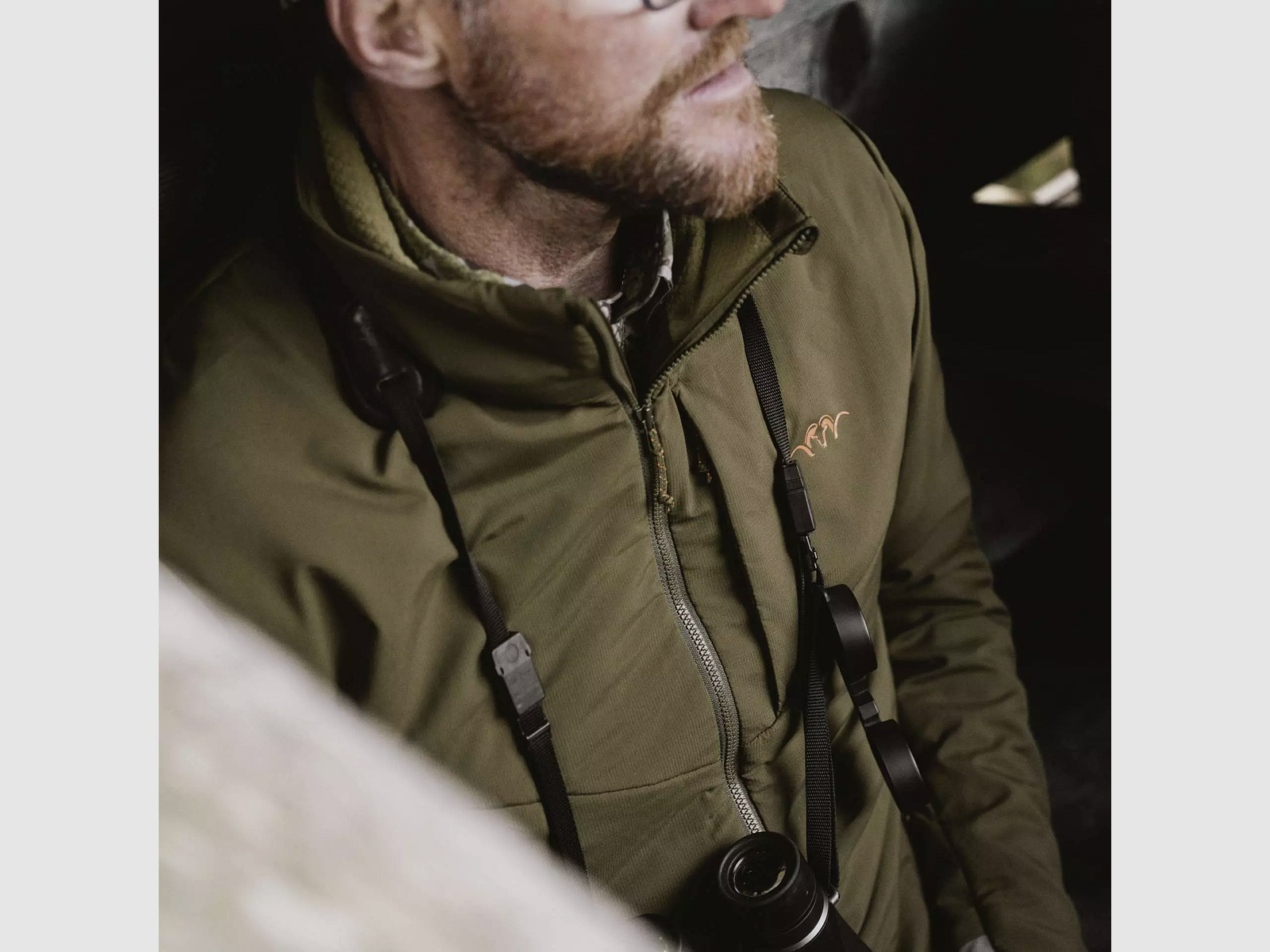 Blaser Alpha veste stretch pour homme en olive, image 5 sur 9