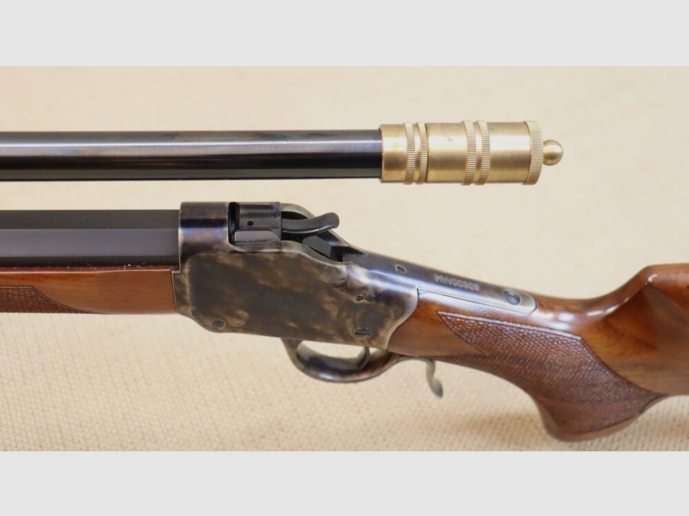 Pedersoli High-Wall Winchester 1885 inkl. Malcolm Scope .38-55Win