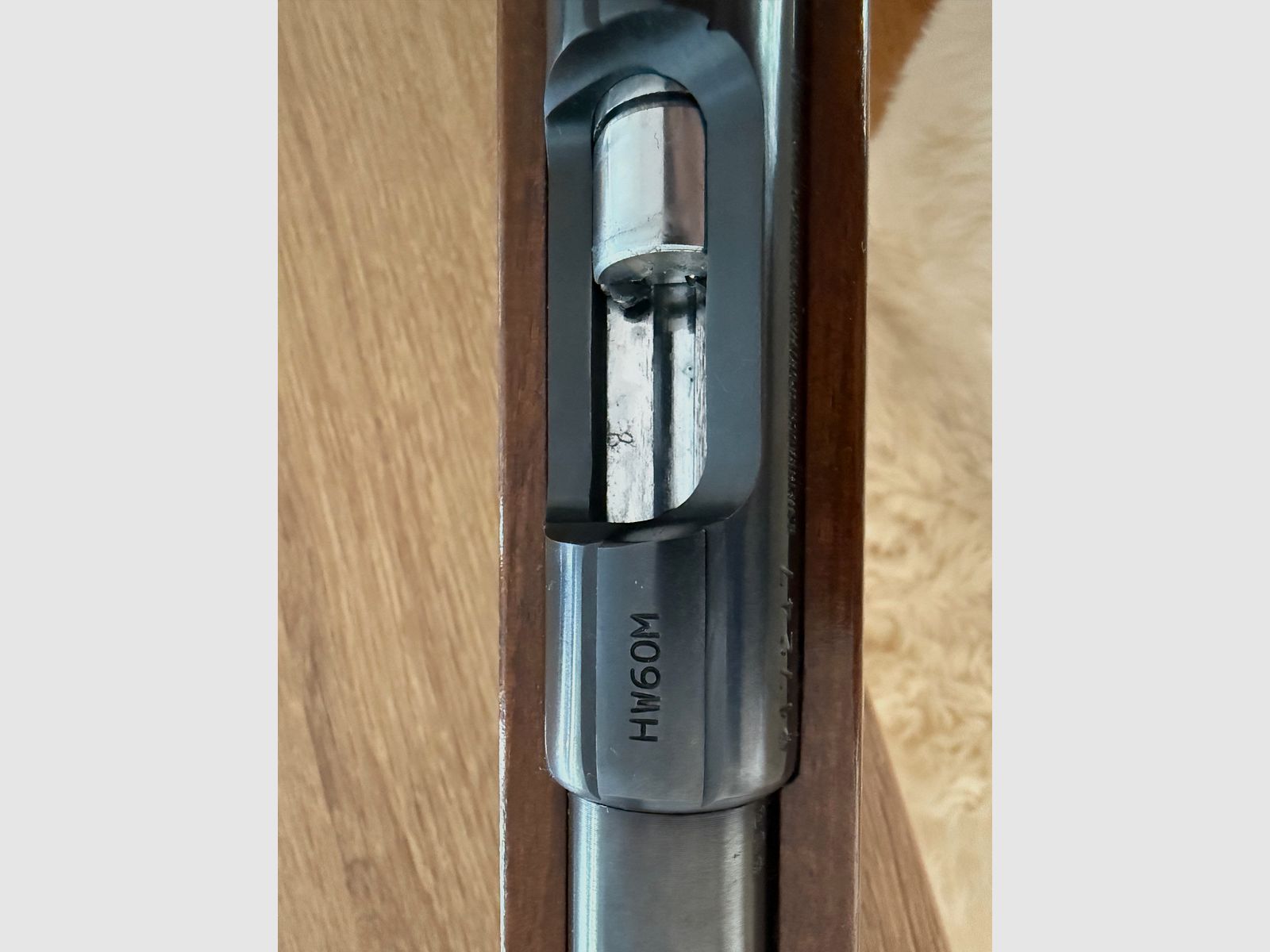 Weihrauch HW60M, Matchbüchse im Kaliber .22Lf.B. mit Zieloptik: Elite 201
