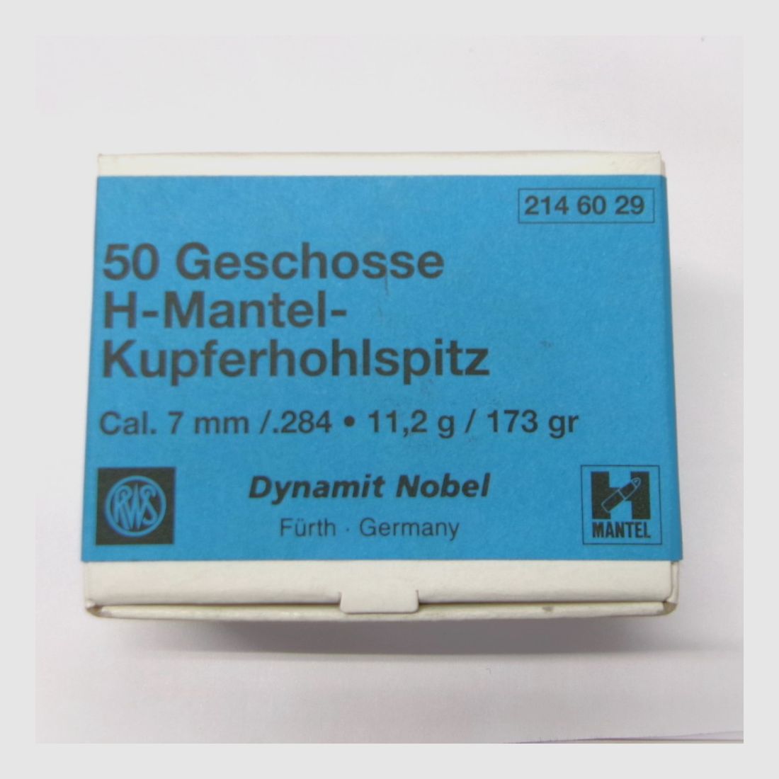 RWS PALLE 7MM GR 173 H-MANTEL