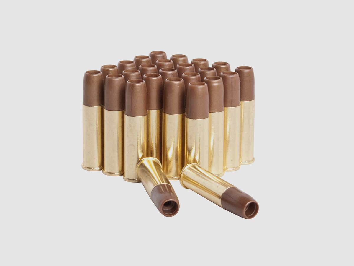 Dan Wesson Revolver Hülsen 25 x 1 Schuss 6mm - Airsoft Co2