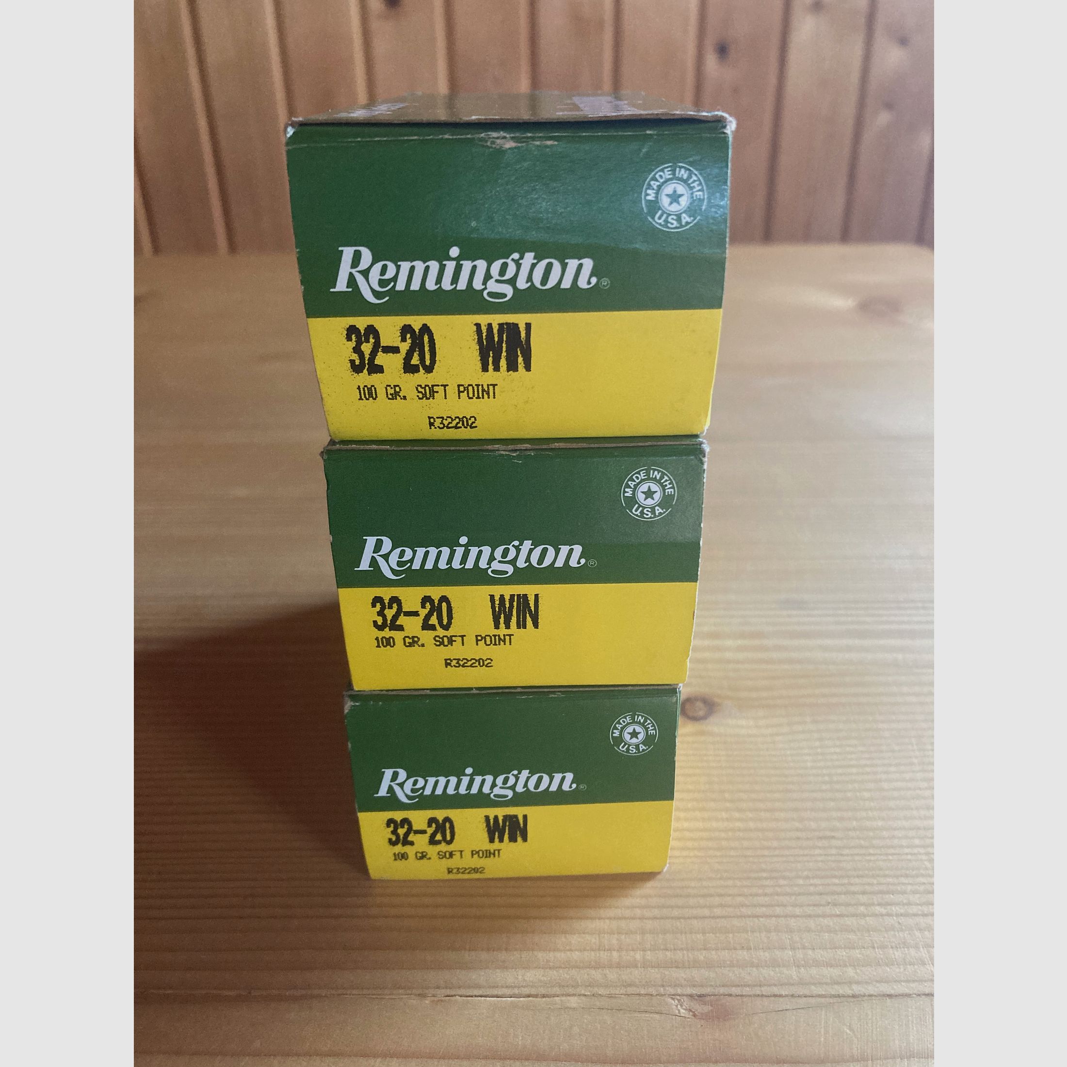 125 Schuß Western Munition Remington 32-20 Win 32/20 John Wayne UHR