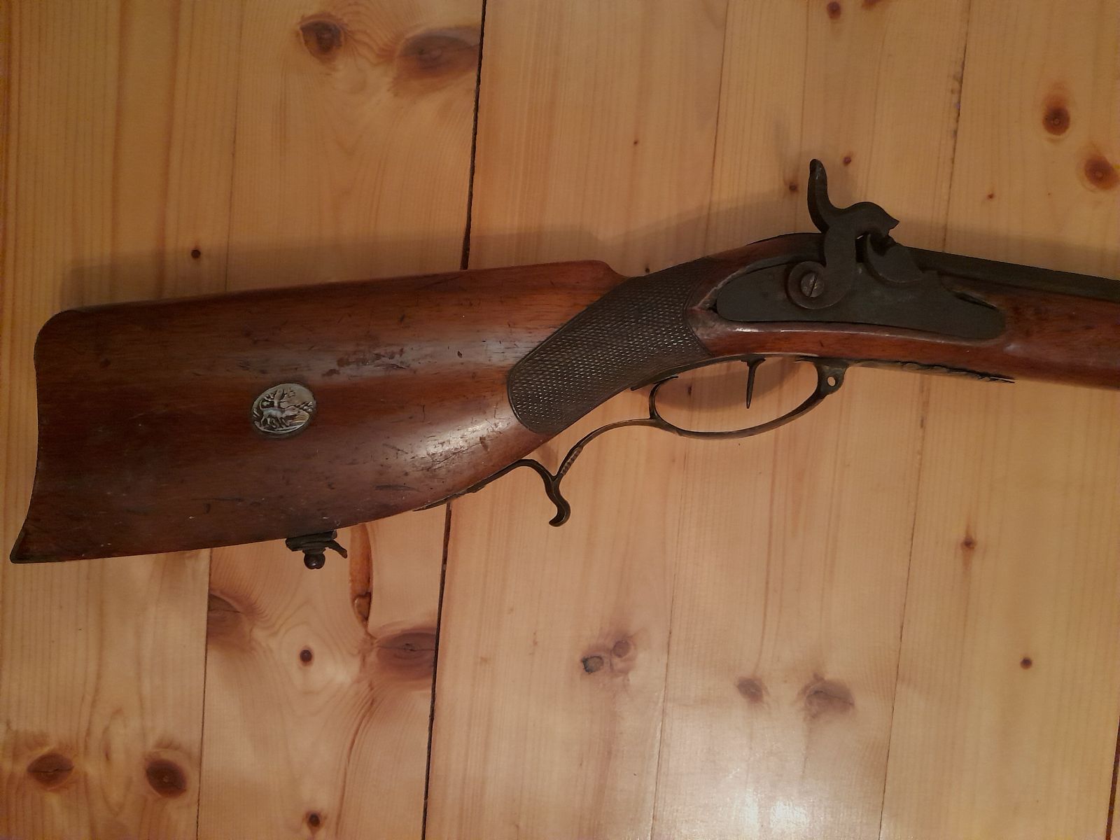 German percussion hunting rifle