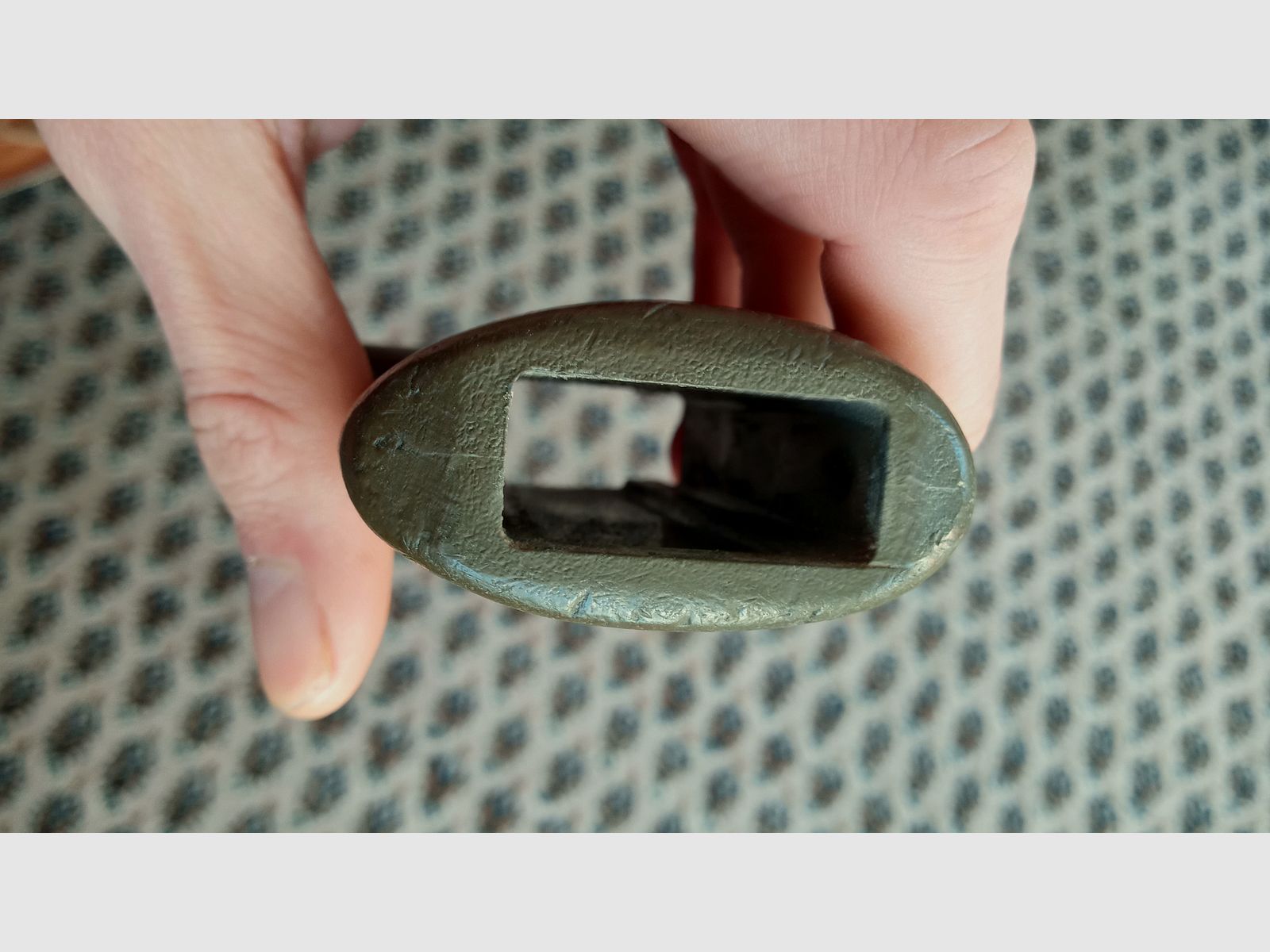 G3 pistol grip deep speckled olive green / stylistically perfect for wooden handguard // polymer grip