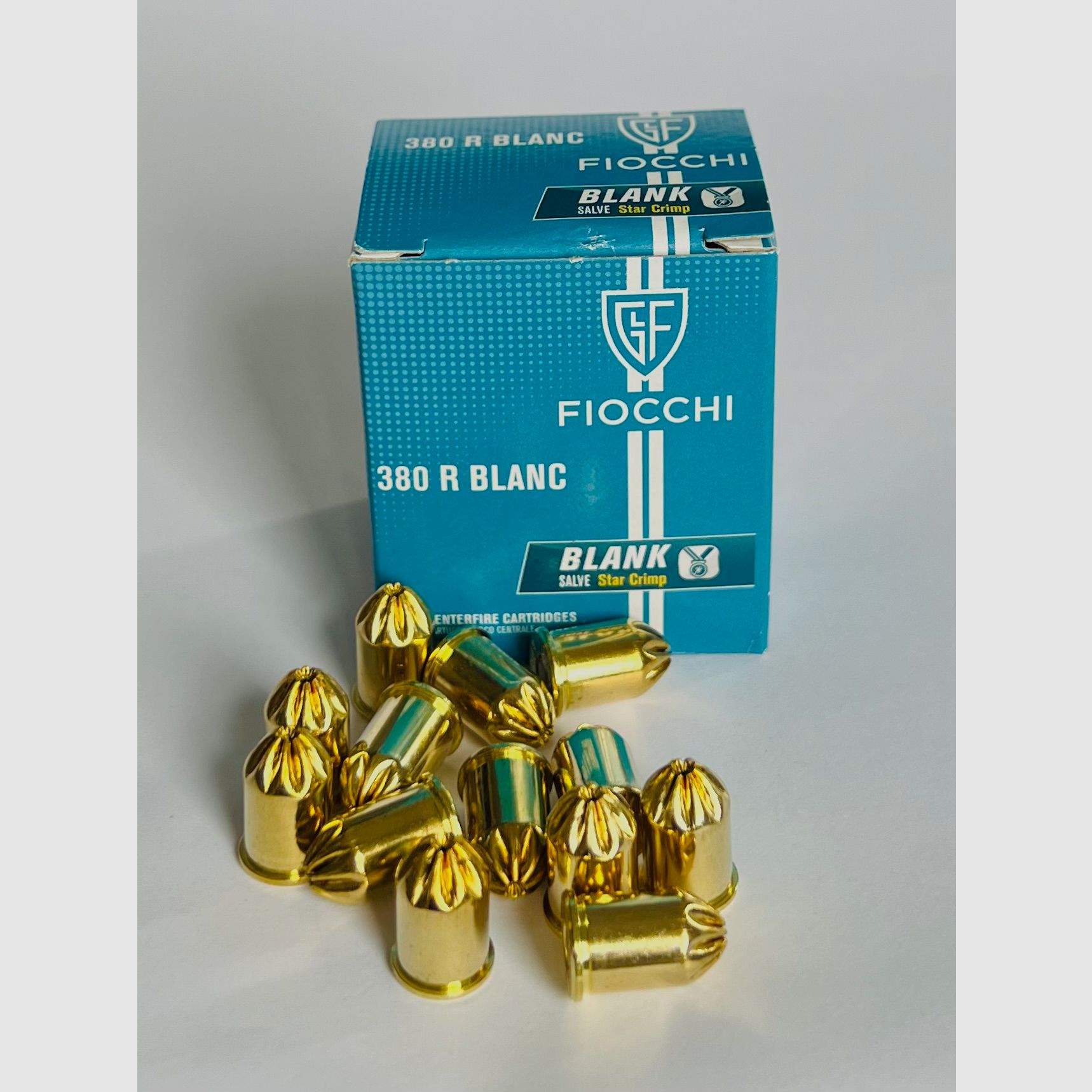 Fiocchi blank cartridges cal. 9 mm R.K. for revolvers 50 pcs.