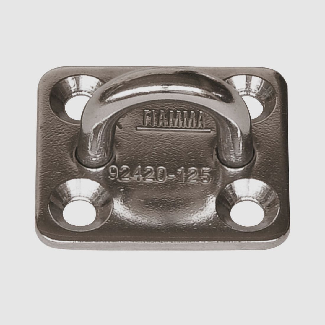 Stainless Steel Hook Kit Square Plates, Set of 4, image 1 of 2