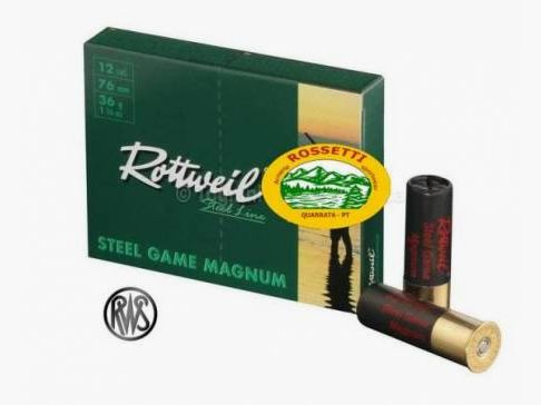 ROTTWEIL cartucce STEEL GAME MAGNUM cal.12/76 pb.2/0 senza piombo