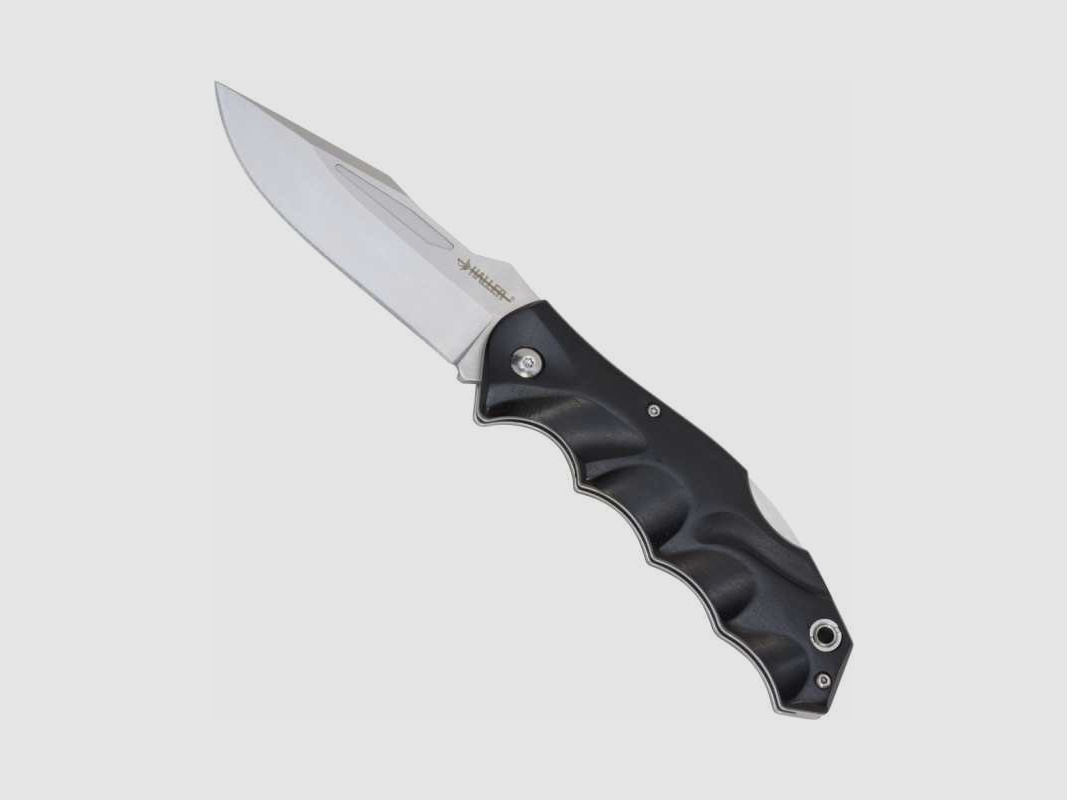 Cuchillo de bolsillo HALLER® de ébano, cuchillo de dos manos
