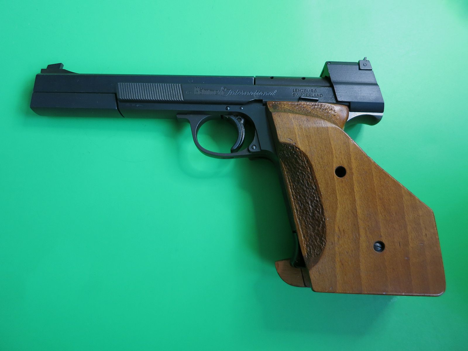 Hämmerli International 208, miglior pistola sportiva svizzera, .22lr + peso della canna + impugnatura sportiva       #19