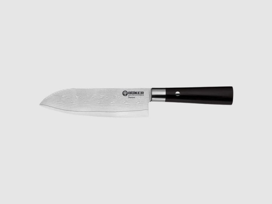 Boker Küchenmesser Damaszener Santoku - Klinge 172mm