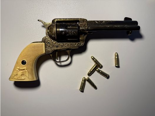 Revolver "COLT Peacemaker“, US Kavallerie 1873, verzierte Dekowaffe