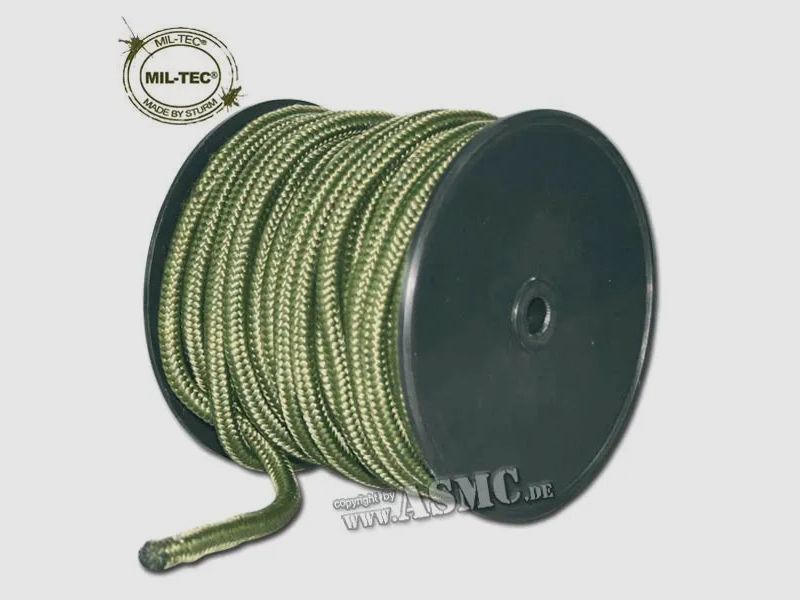 Mil-Tec Kommandoseil oliv 9 mm, 30 m