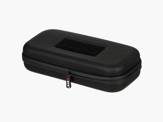 Tasche Hartschale Groß 26 x 12 x 6,5 cm Schwarz mit Klettschlaufen + Innenfach mit Organizer