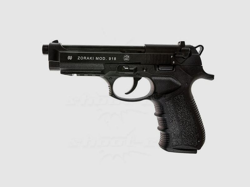 ZORAKI Gaspistole (SRS) 918 'BERETTA'-Style Kal. 9mm P.A. schwarz