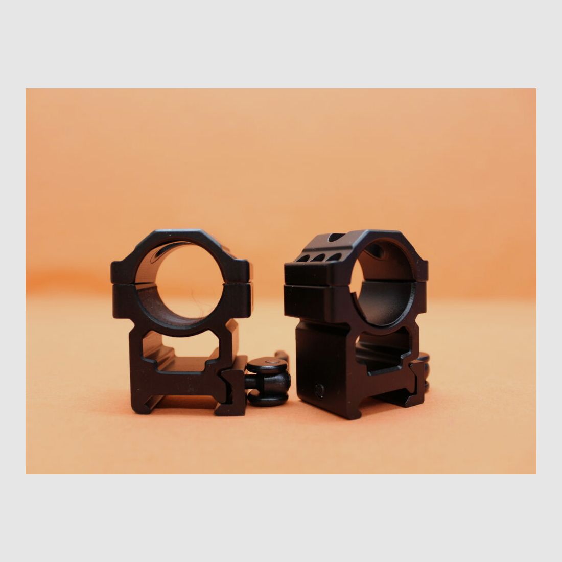 UTG - Leapers UTG QD anneaux de montage 1" Haut (RQ2W1206) Détachement rapide/Verrouillage pour profil Picatinny BH=20mm