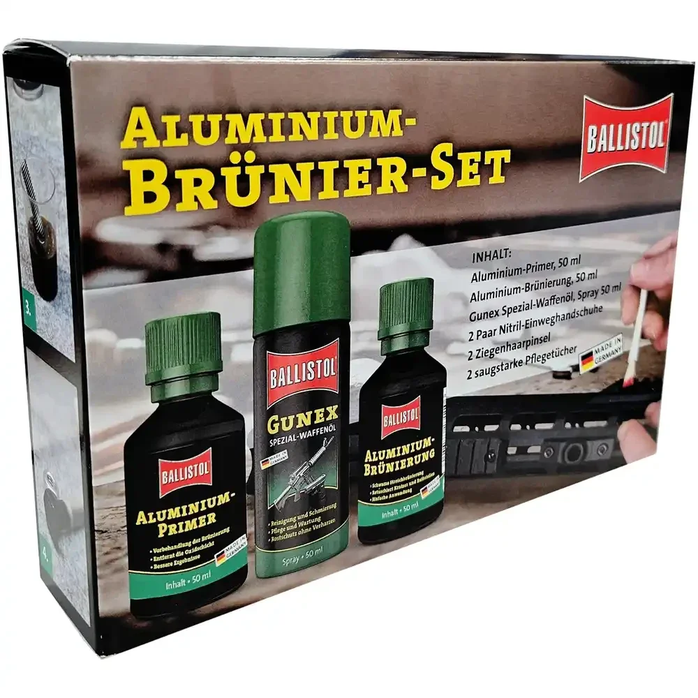 BALLISTOL Aluminium-Brünier-Set – 6-teilig