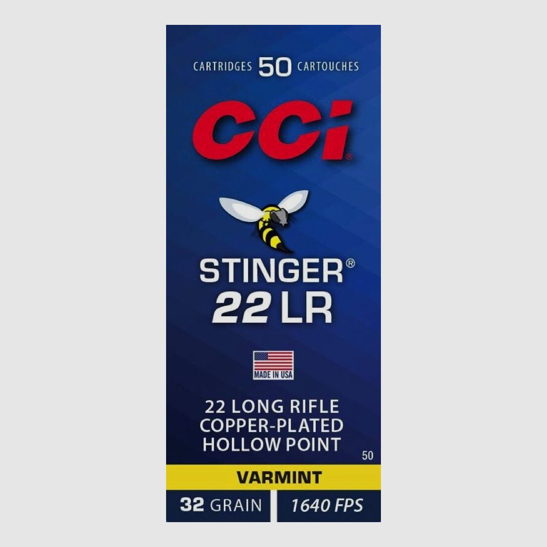 CCI Stinger CPHP 32grs 50St .22lrStinger