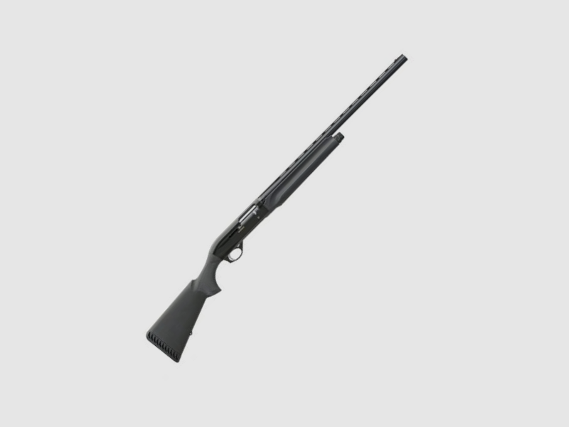 Benelli Montefeltro Black - The balance between aesthetic geometries and operational functionality arises from the essence of design. The completely redesigned ergonomic stock and forend ensure a comfortable and secure grip and excellent control of the firearm. The receiver has been redesigned to ensure impeccable balance and aiming, as well as easy activation of the operational buttons.