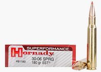 Hornady Superformance .30-06 Sprg. 180GR SST 20 cartridges