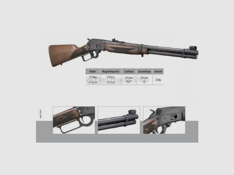 MARLIN Model 1894™ Classic 9 Schuss .357 Mag.; nimmt auch auf: 10 Schuss .38 spl.