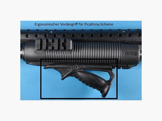 Taktischer, kompakter Vordergriff für Picatinny-Schiene
