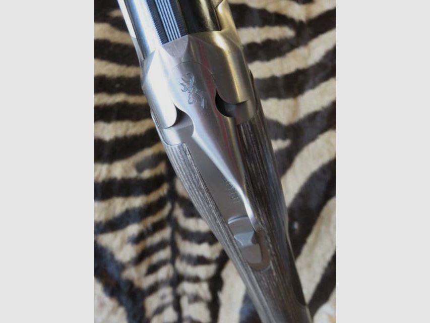 Bockdoppelflinte BROWNING B 525 Laminated Adjust Sporter Kal. 12/76 Läufe 81 cm 4 Chokes verstellbarer Schaft, Bild 7 von 12