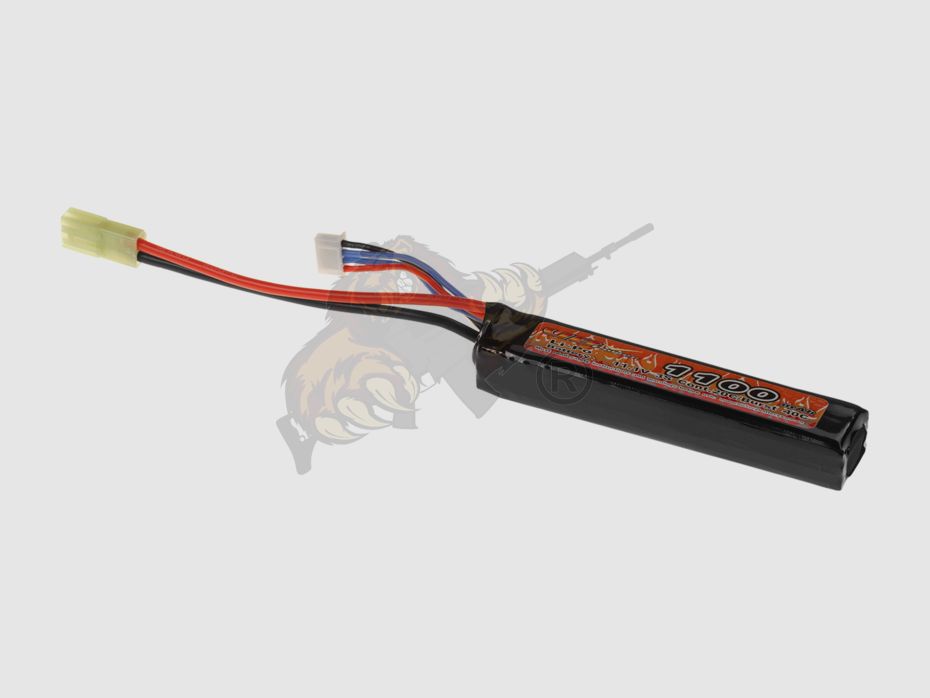 LiPo 11.1V 1100mAh 20C Stock Tube Type - Mini Tamiya - VB Power